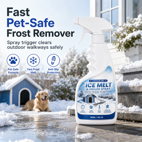 Outdoor De-Icing & Snow Melting Spray ¨C pet-safe, dissolves frost on contact. Clear steps, walkways & patios fast