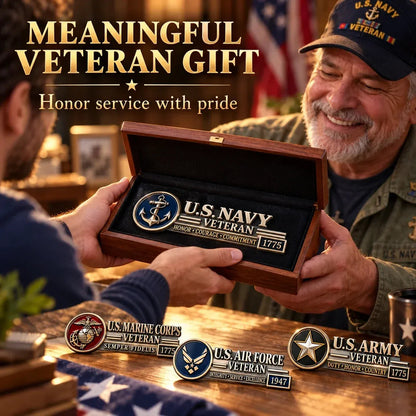 ??????? Veteran Honor 3D Metal Car Emblem ¨C A Tribute to Service & Pride
