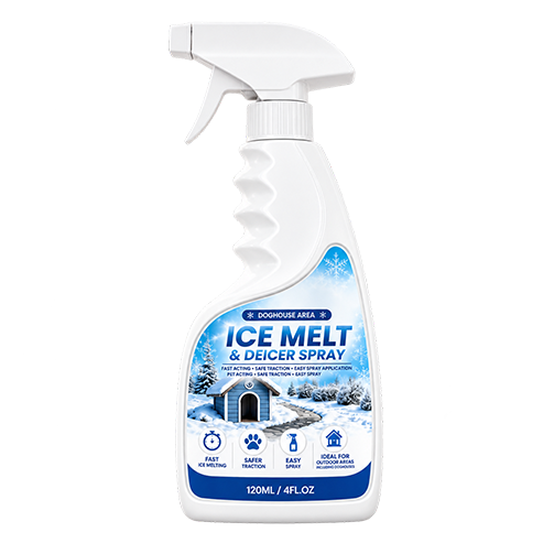 Outdoor De-Icing & Snow Melting Spray ¨C pet-safe, dissolves frost on contact. Clear steps, walkways & patios fast
