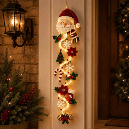? Last Day 49% OFF ¨C ??MerryCascade? Glowing Christmas Door Hanger | 6 Festive Light Designs?
