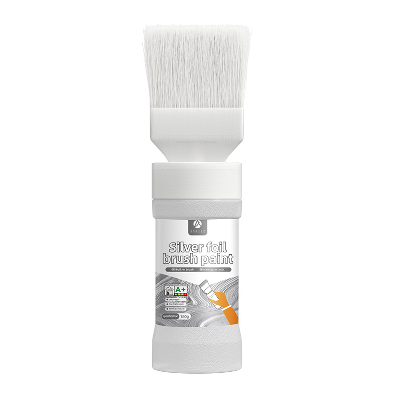 ✨New Arrival✨Water-Based Metallic Silver Paint with Built-in Brush