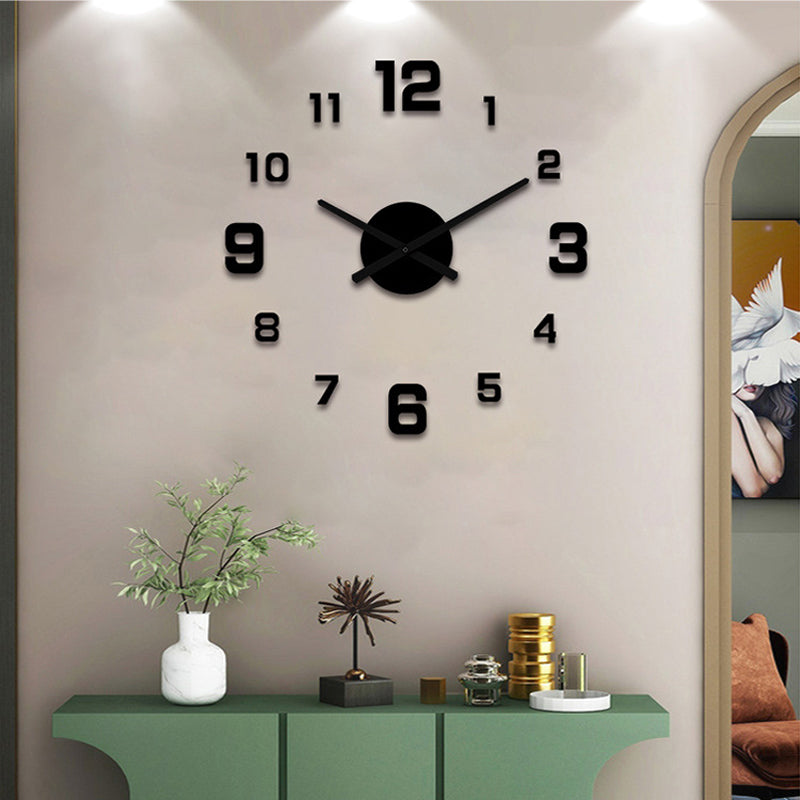⏰3D DIY Luminous Acrylic Wall Clock – Modern Decorative Clock Set