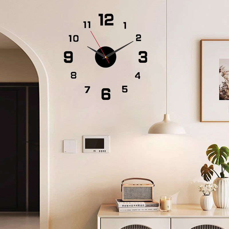 ⏰3D DIY Luminous Acrylic Wall Clock – Modern Decorative Clock Set