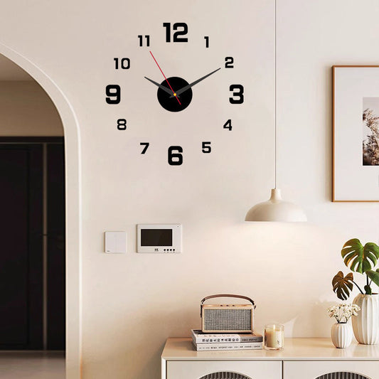 ⏰3D DIY Luminous Acrylic Wall Clock – Modern Decorative Clock Set