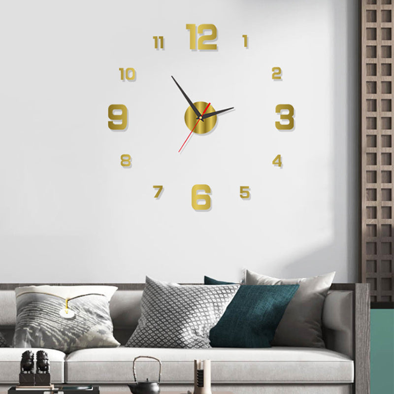 ⏰3D DIY Luminous Acrylic Wall Clock – Modern Decorative Clock Set
