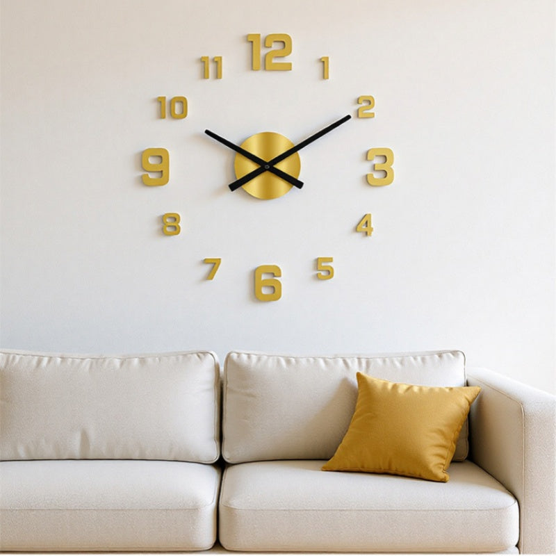 ⏰3D DIY Luminous Acrylic Wall Clock – Modern Decorative Clock Set
