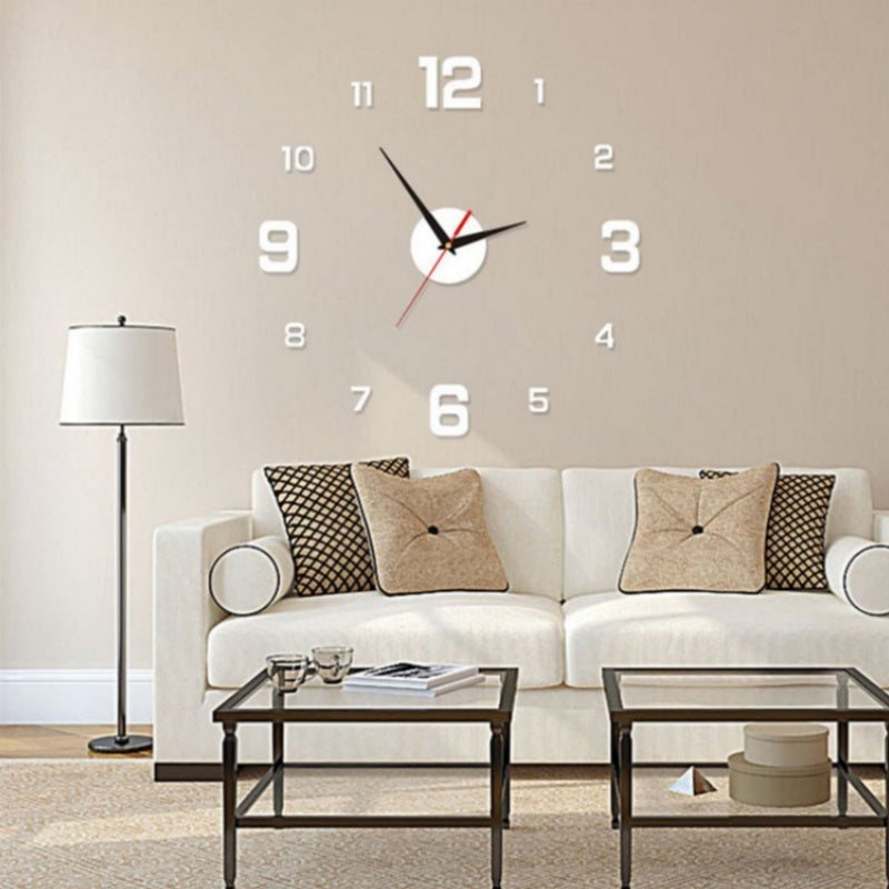 ⏰3D DIY Luminous Acrylic Wall Clock – Modern Decorative Clock Set