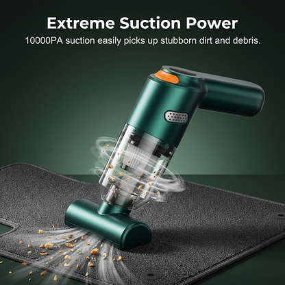 🔥 10,000Pa Powerful Suction — Cordless Car Cleaning Made Easy! 🚗💨