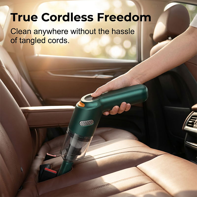 🔥 10,000Pa Powerful Suction — Cordless Car Cleaning Made Easy! 🚗💨