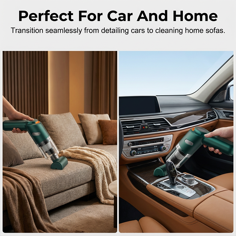 🔥 10,000Pa Powerful Suction — Cordless Car Cleaning Made Easy! 🚗💨