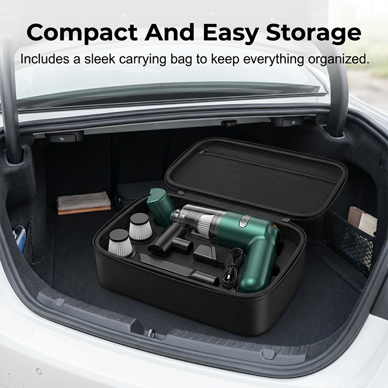 🔥 10,000Pa Powerful Suction — Cordless Car Cleaning Made Easy! 🚗💨