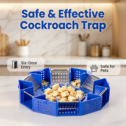 🥳2026 HOT SALE🥳🛡️ 50% OFF! Physical Cockroach Trap – Non‑toxic, six‑door design, no chemicals. Transparent cover for easy monitoring. Safe for homes with kids & pets! 🏠✨