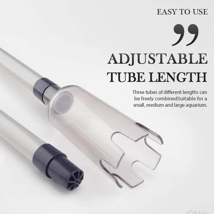 Electric Aquarium Gravel Cleaner—battery-operated, Adjustable Length, And Easy To Use—suitable For All Aquariums
