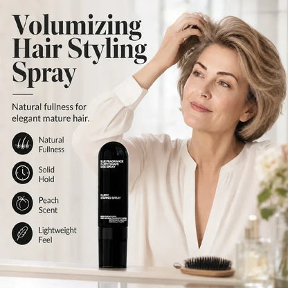 🍑 Peach Volumizing & Setting Spray – Lightweight Bounce & Long-Lasting Hold