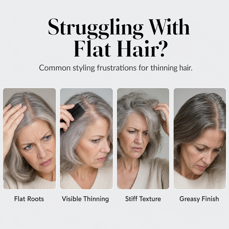 🍑 Peach Volumizing & Setting Spray – Lightweight Bounce & Long-Lasting Hold