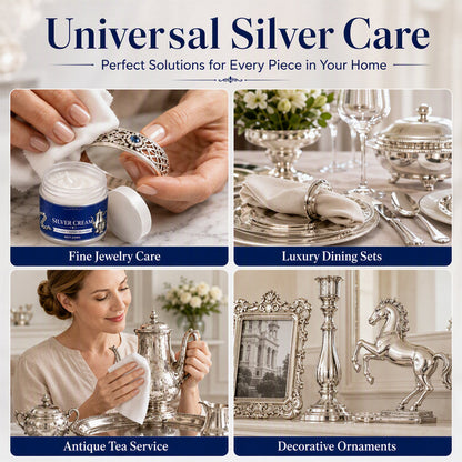 🥳2026 HOT SALE🥳🔧 50% OFF! Silver Shine Restoring Cream – Removes heavy tarnish & oxidation, restores mirror-like brilliance. Forms protective shield – keeps silver gleaming for weeks! 💎🛡️