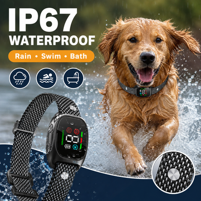 🐕2026 HOT SALE🥳 Anti Bark Collar – Smart anti‑false triggering filters out other barks. IP67 waterproof & USB rechargeable – worry‑free training anywhere! 💦✅