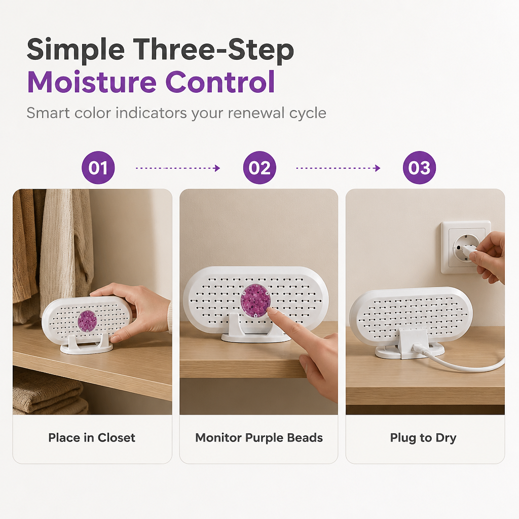 ⏰Mini Reusable Household Dehumidifier.🔥
