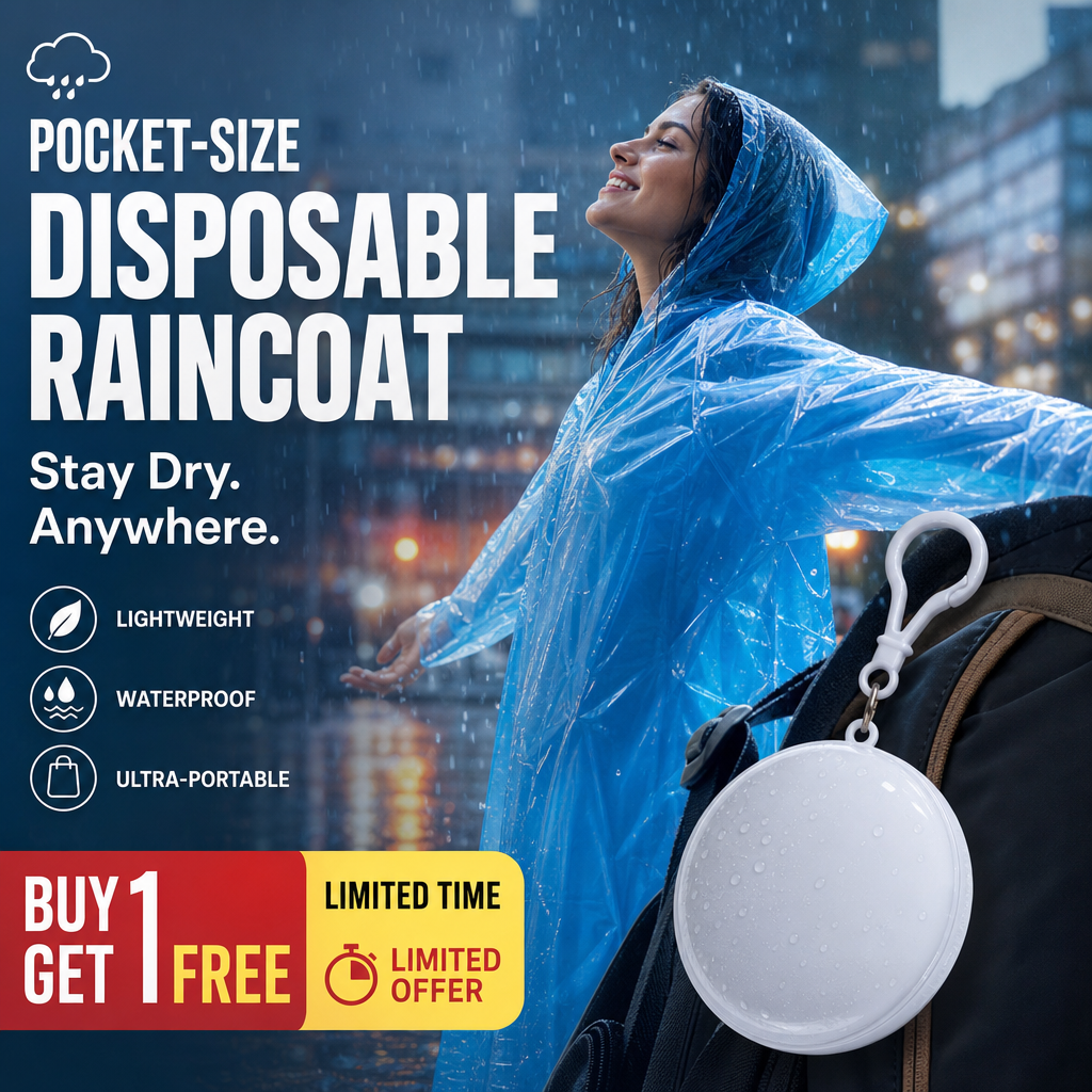 🔥Mini Ball Shape Disposable Raincoat
